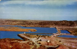 Imperial Dam On The Colorado River North Of Yuma Postcard