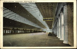 Union Station Waiting Room, Concourse Postcard