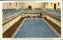 Salt Water Natatorium, Huntington Avenue Branch Postcard