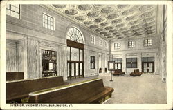 Interior Union Station Postcard