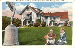 Home Of Mary And Douglas Fairbanks Beverly Hills, CA Postcard Postcard