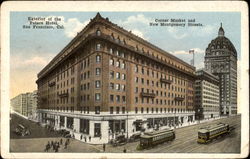 Exterior Of The Palace Hotel Postcard