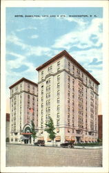 Hotel Hamilton, 14th And K Sts. Washington, DC Washington DC Postcard Postcard