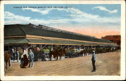 Famous Old French Market Postcard