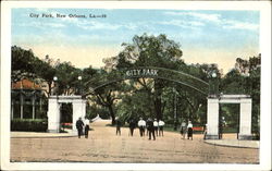 City Park Postcard