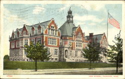 High School Fairhaven, MA Postcard Postcard