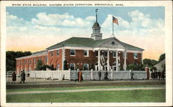 Maine State Building Springfield, MA Postcard Postcard