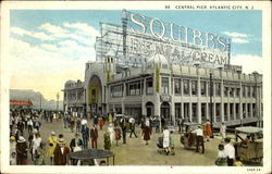 Central Pier Postcard