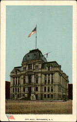 City Hall Square Providence, RI Postcard Postcard