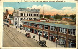 Public Service And New Bender Building Elizabeth, NJ Postcard Postcard