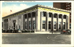 Wilmington Public Library Delaware Postcard Postcard