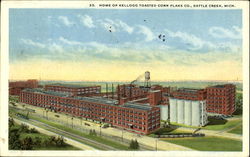 Home Of Kellogg Toasted Corn Flake Co. Postcard