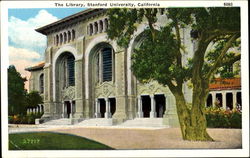 The Library, Stanford University Postcard