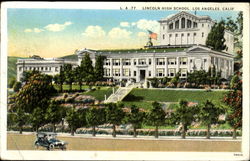 Lincoln High School Los Angeles, CA Postcard Postcard