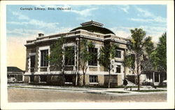 Carnegie Library & Washburn Campus Postcard