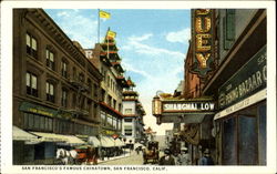 San Francisco's Famous Chinatown Postcard