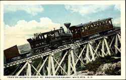 Train On Jacob's Ladder Postcard