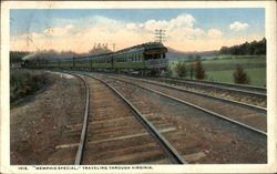 Memphis Special Trains, Railroad Postcard Postcard