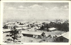 View Of Camp Meade Fort Meade, MD Postcard Postcard