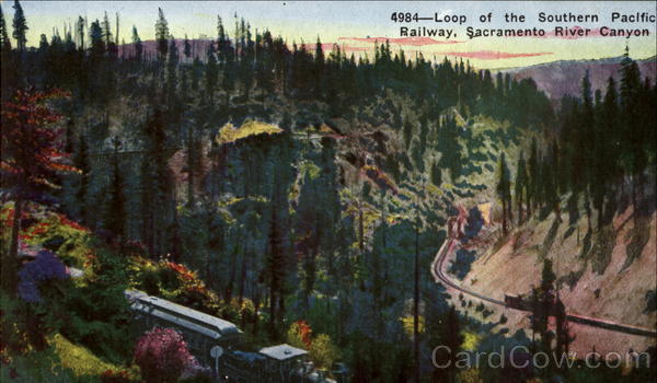 Loop Of The Southern Pacific Railway Scenic, CA