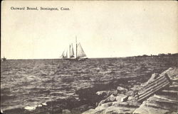 Outward Bound Stonington, CT Postcard Postcard