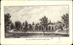 The Jarvis Military School Weston, CT Postcard Postcard