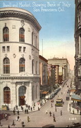 Powell And Market Postcard