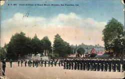 Coast Artillery At Guard Mount, Presidio Postcard