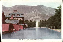 Bathing Pool Glenwood Springs, CO Postcard Postcard