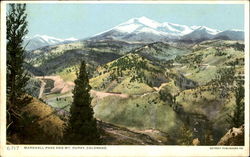 Marshall Pass And Mt. Ouray Salida, CO Postcard Postcard