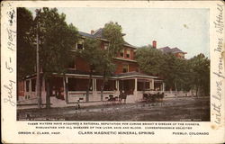 Clark Magnetic Mineral Spring Pueblo, CO Postcard Postcard