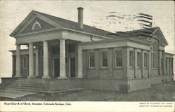 First Church Of Christ Scientist Colorado Springs, CO Postcard Postcard