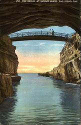 The Bridge At Sunset Cliffs San Diego, CA Postcard Postcard