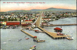 Birds - Eye View Of San Diego California Postcard Postcard