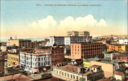 Portion Of Business Section Postcard