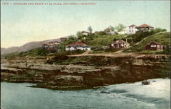 Cottages And Beach At La Jolla Postcard