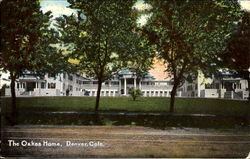 The Oakes Home Denver, CO Postcard Postcard