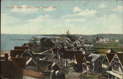 Crescent Beach Looking South Niantic, CT Postcard Postcard