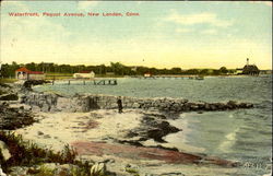 Waterfront, Pequot Avenue Postcard