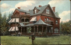 Residence Mrs. W. N. Blackstone Norwich, CT Postcard Postcard