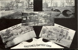 Greetings From Oakville Connecticut Postcard Postcard