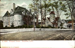 Prospect Street Rockville, CT Postcard Postcard