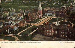 Looking East From Fairview Avenue Postcard