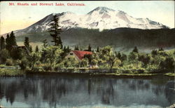 Mt. Shasta And Stewart Lake Scenic, CA Postcard Postcard