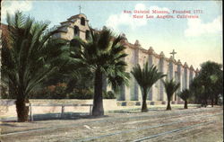 San Gabriel Mission Postcard