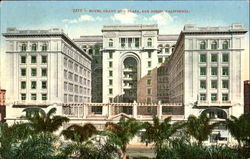 Hotel Grant And Plaza San Diego, CA Postcard Postcard