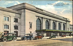 Entrance To Southern Pacific Depot Los Angeles, CA Postcard Postcard