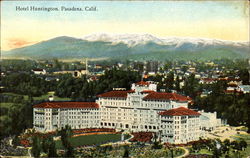 Hotel Huntington Pasadena, CA Postcard Postcard