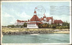 Hotel Del Coronado From The Ocean Postcard