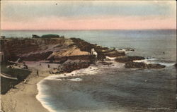 Alligator Rock La Jolla, CA Postcard Postcard